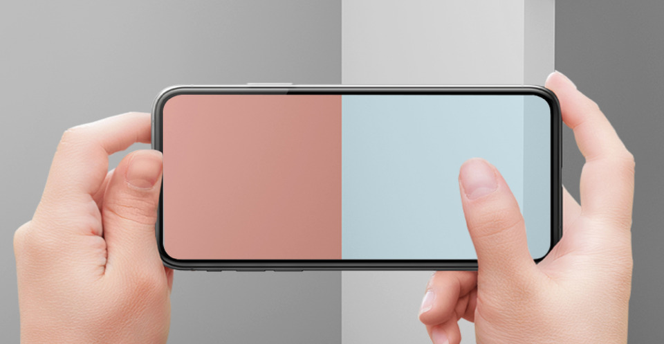 Visualize colors on your wall